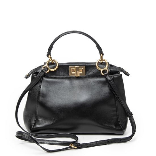 Fendi Mini Peekaboo en negro Cuero de ternero - Image 5