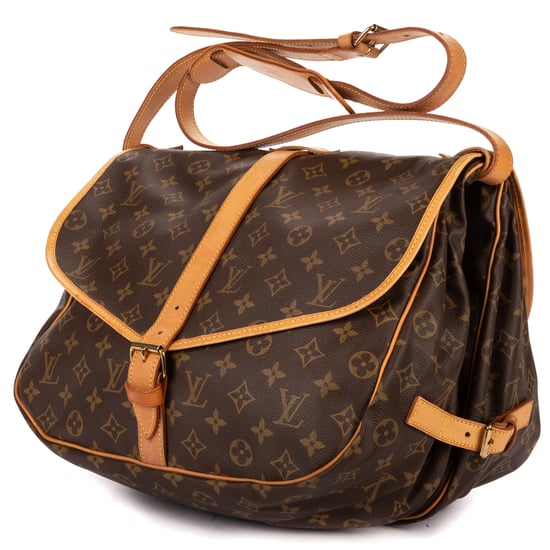 Louis Vuitton Saumur GM en Brown Lienzo recubierto - Image 2