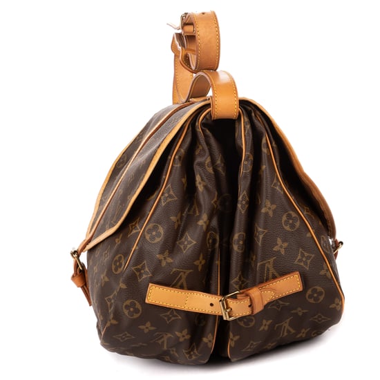 Louis Vuitton Saumur GM en Brown Lienzo recubierto - Image 3