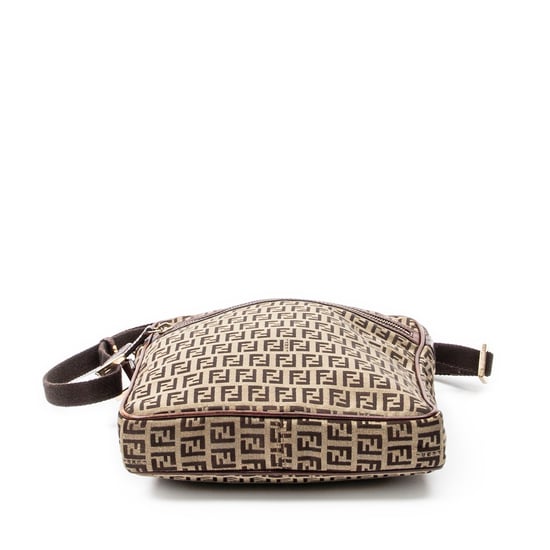 Fendi Messenger Crossbody en marrón Lienzo - Image 6