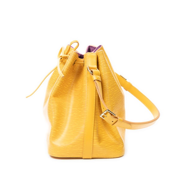 Louis Vuitton Noe PM en amarillo Cuero de ternero - Image 3