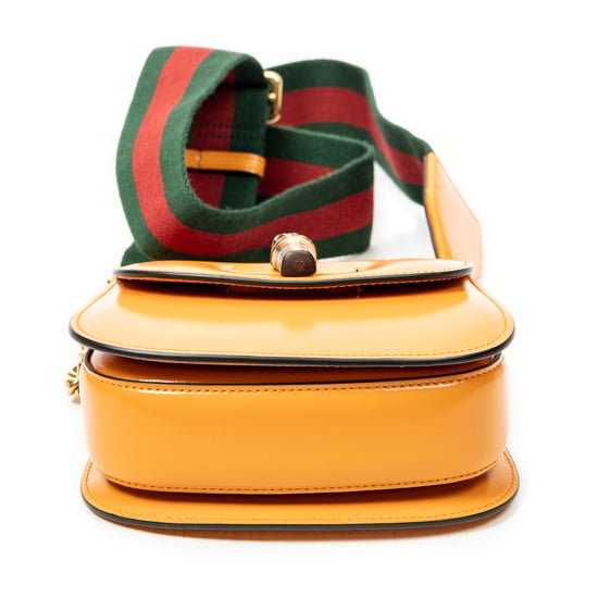 Gucci Mini Bamboo 1947 en naranja Cuero de ternero - Image 6
