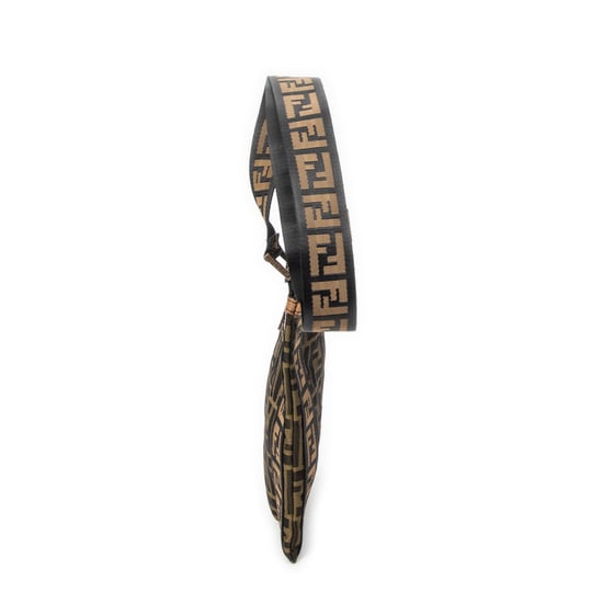 Fendi Square Zip Crossbody en marrón Lienzo - Image 3