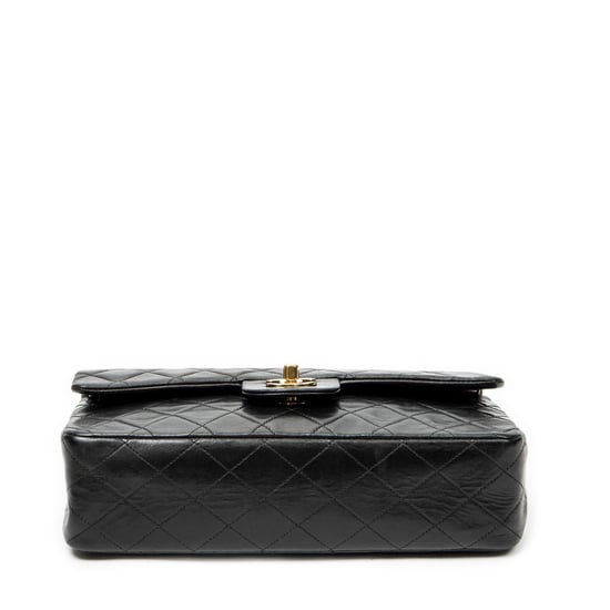 Chanel Classic Double Flap 26 en negro Cuero de ternero - Image 6