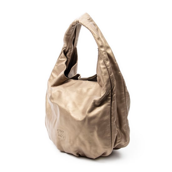 Loewe Viento Hobo en oro Cuero de ternero - Image 2