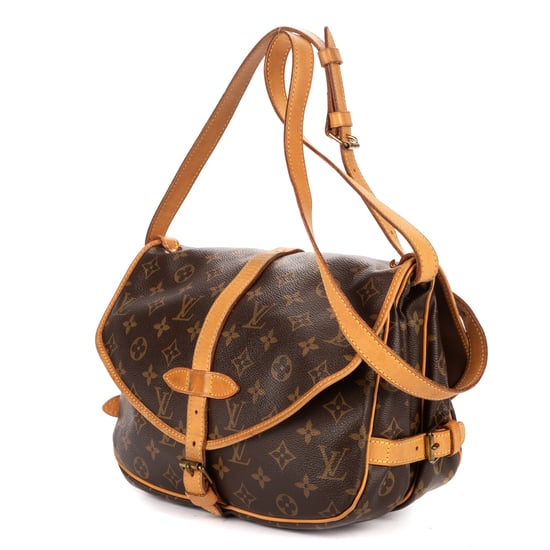 Louis Vuitton Saumur PM en Brown Lienzo recubierto - Image 2
