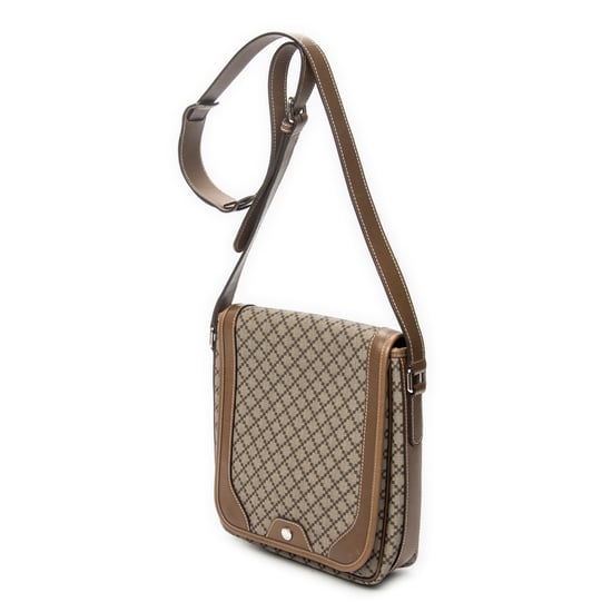 Gucci Snap Flap Crossbody en beige Lienzo recubierto - Image 2