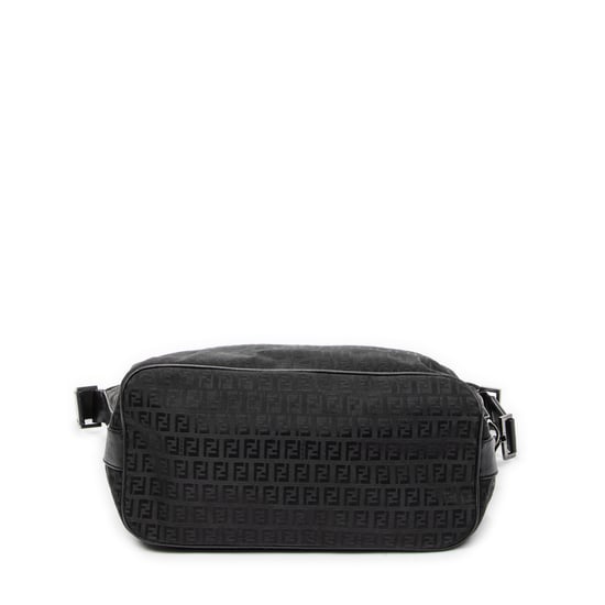 Fendi Large Zip Messenger en negro Lienzo - Image 6