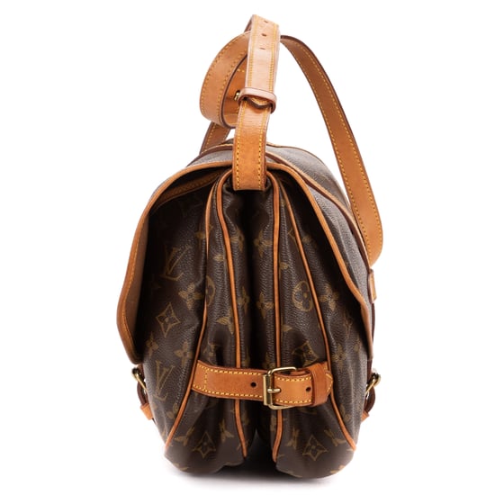 Louis Vuitton Saumur PM en Brown Lienzo recubierto - Image 4