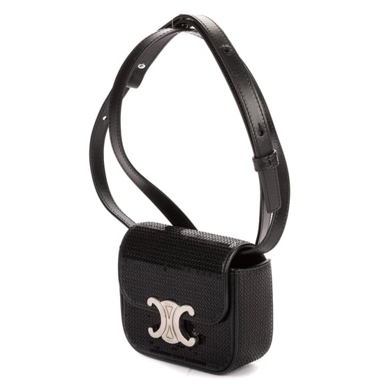 Celine Mini Claude Mini en negro Cuero de ternero - Image 2