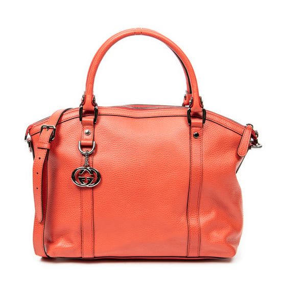 Gucci Medium GG Charm Top Handle en rojo Cuero de ternero - Image 1