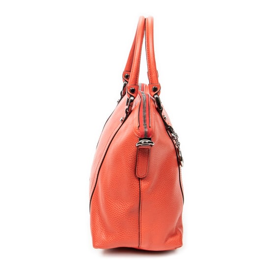 Gucci Medium GG Charm Top Handle en rojo Cuero de ternero - Image 4