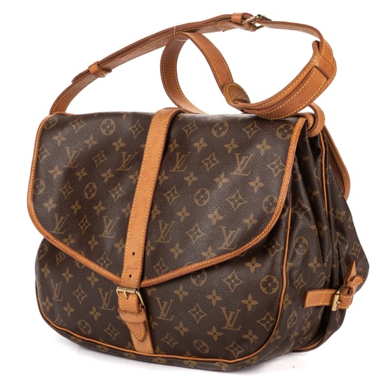 Louis Vuitton Saumur GM en Brown Lienzo recubierto - Image 2
