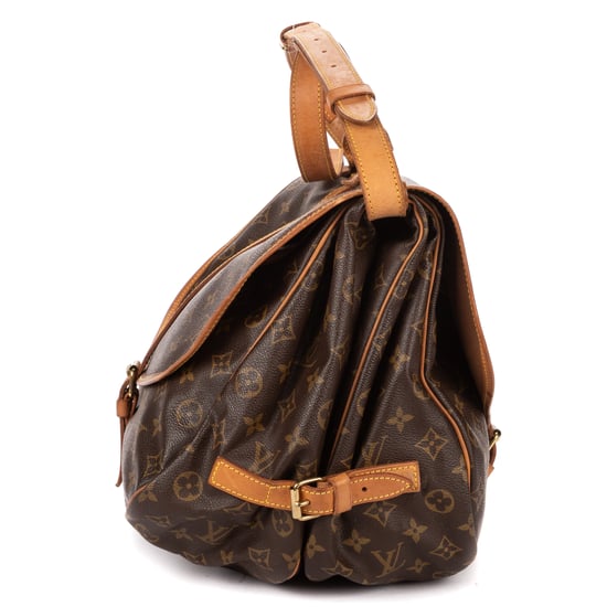 Louis Vuitton Saumur GM en Brown Lienzo recubierto - Image 4