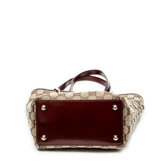 Gucci Small Eclipse Shopping en beige Lienzo - Image 6