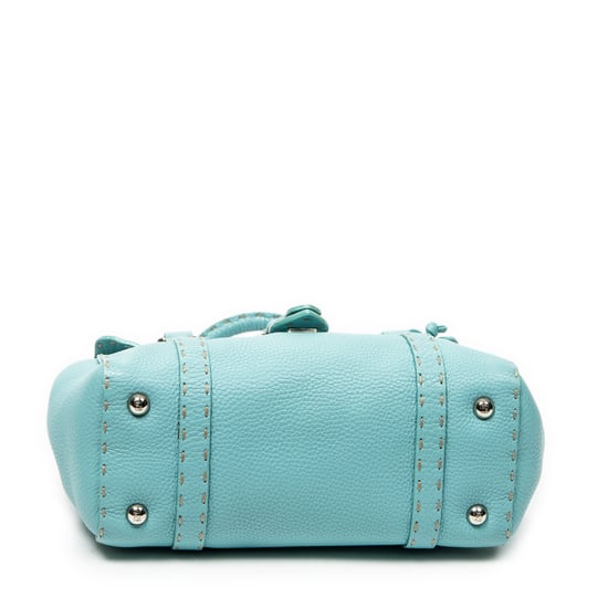 Fendi Mini Linda en azul claro Cuero de ternero - Image 6