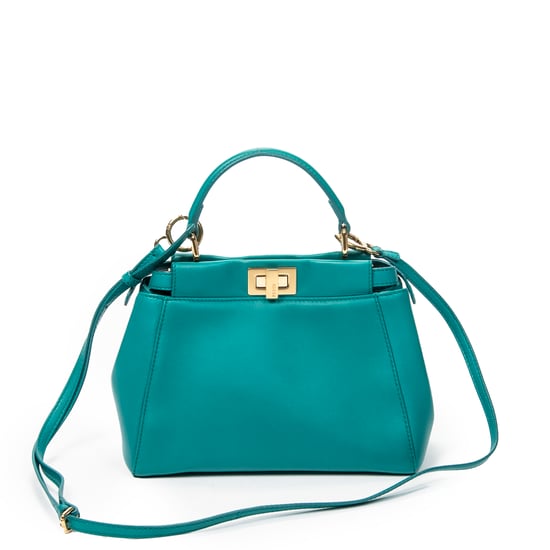 Fendi Mini Peekaboo en Teal Cuero de ternero - Image 5