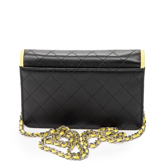 Chanel CC Wallet on Chain en verde claro Cuero de ternero - Image 5