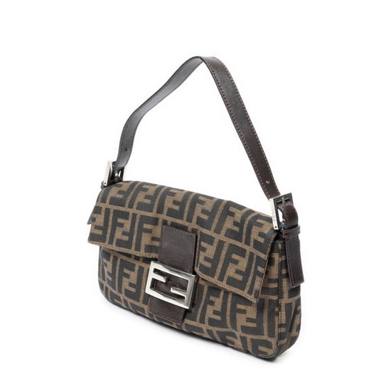 Fendi Baguette en Tan Lienzo - Image 2
