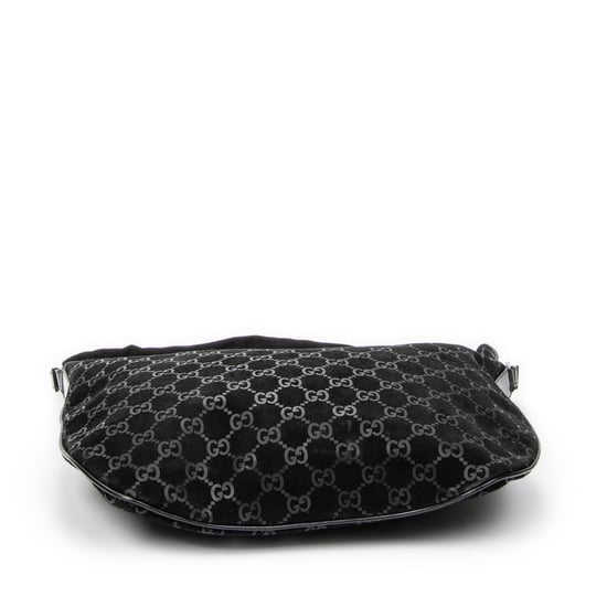 Gucci Halfmoon Hobo  en  negro Lienzo - Image 6