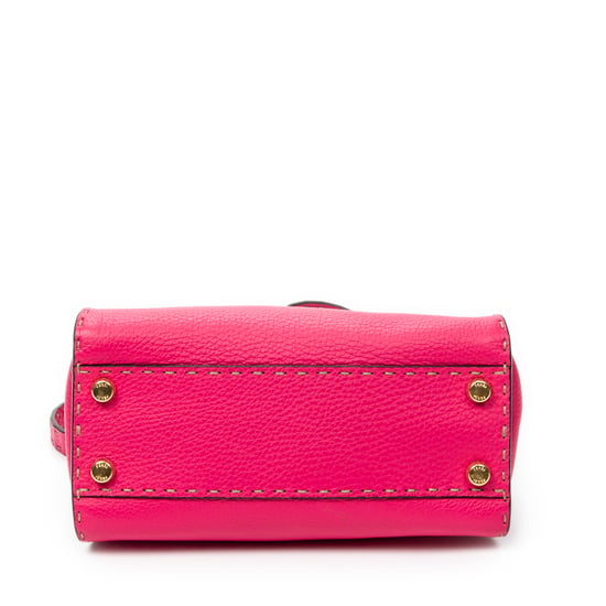 Fendi Mini Peekaboo en rosa Cuero de ternero - Image 6