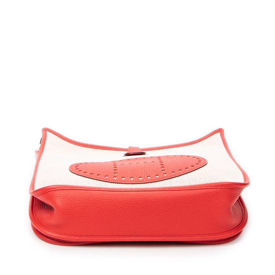 Hermès Evelyne III PM en rojo Lienzo - Image 6