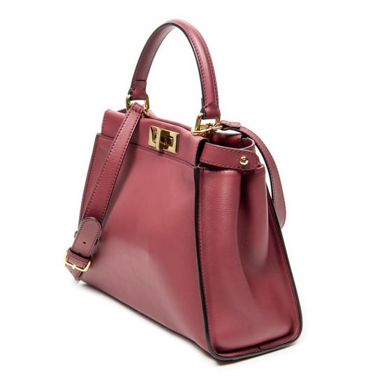 Fendi Medium Peekaboo Monster en Borgoña Cuero de ternero - Image 2