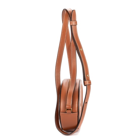 Celine Oval Crossbody en Bronceado Cuero de ternero - Image 3