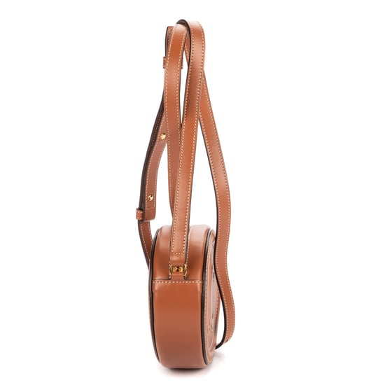 Celine Oval Crossbody en Bronceado Cuero de ternero - Image 4