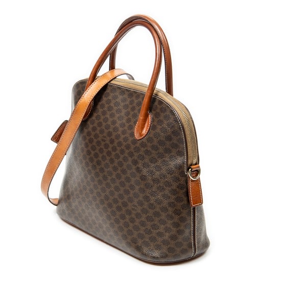 Celine Dome Top Handle  en  marrón Lienzo recubierto - Image 2