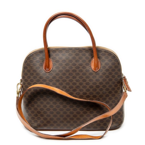 Celine Dome Top Handle  en  marrón Lienzo recubierto - Image 5