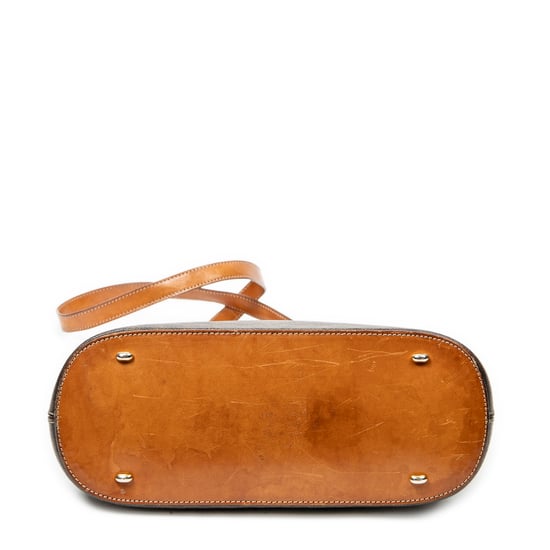 Celine Dome Top Handle  en  marrón Lienzo recubierto - Image 6
