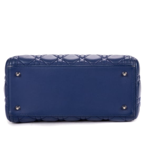Dior Medium Lady Dior Medium en Marina Cuero de ternero - Image 6