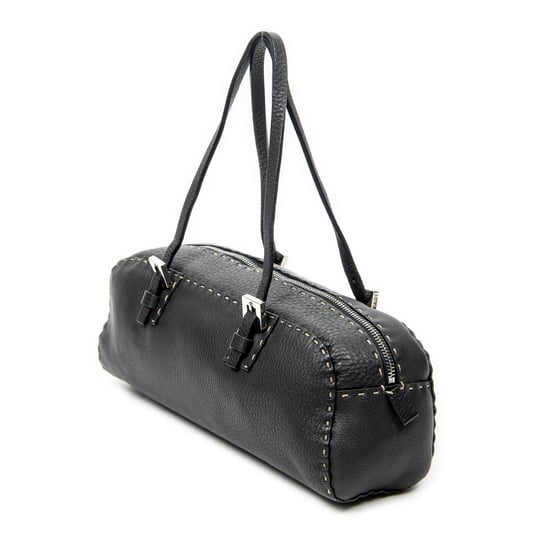 Fendi Mini Bowling  en  negro Cuero de ternero - Image 2