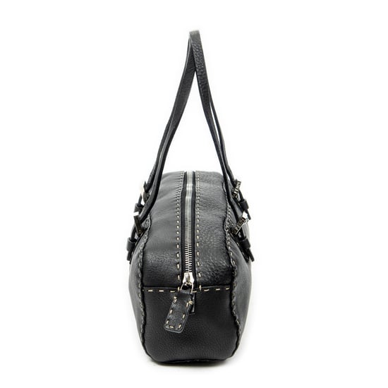 Fendi Mini Bowling  en  negro Cuero de ternero - Image 4