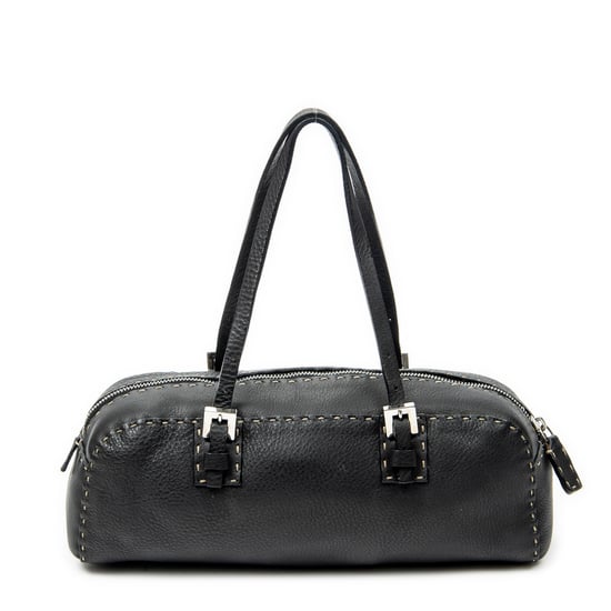 Fendi Mini Bowling  en  negro Cuero de ternero - Image 5