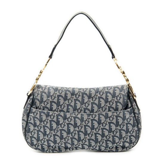 Dior Trotter Double Saddle Bag  en  Marina Lienzo - Image 5