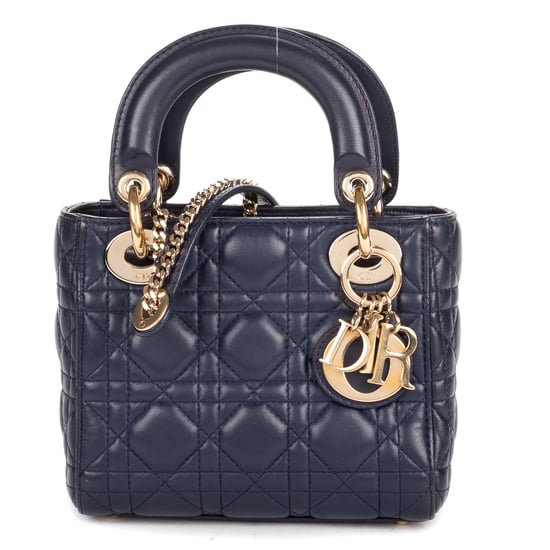 Dior Mini Lady Dior Mini en Marina Cuero de becerro - Image 1