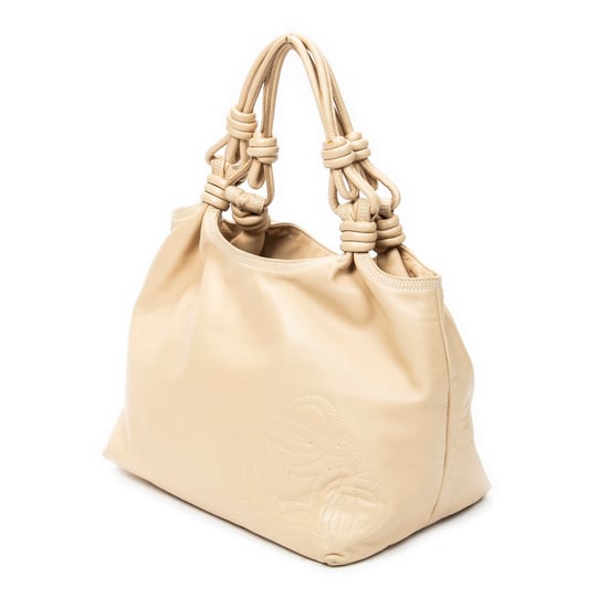 Loewe Anagram Knot Hobo en beige Cuero de ternero - Image 2