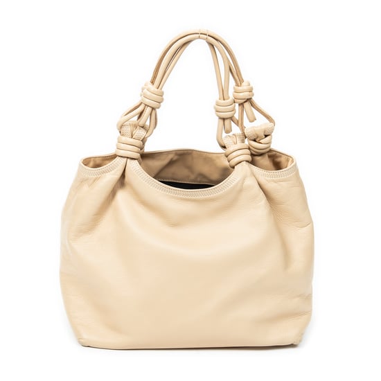 Loewe Anagram Knot Hobo en beige Cuero de ternero - Image 5