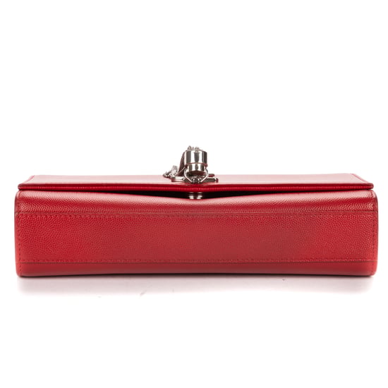Yves Saint Laurent Medium Kate Bag en rojo Cuero de ternero - Image 6