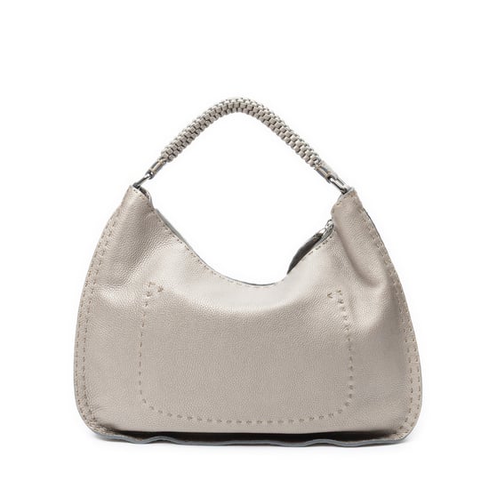 Fendi Large Selleria Hobo  en  plata Cuero de ternero - Image 5