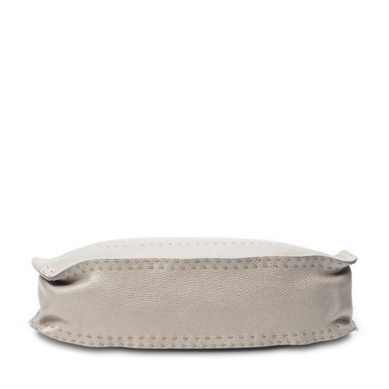 Fendi Large Selleria Hobo  en  plata Cuero de ternero - Image 6