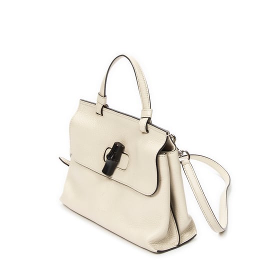 Gucci Small Bamboo Daily Top Handle en marfil Cuero de ternero - Image 2