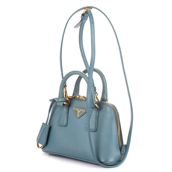 Prada Mini Promenada Mini en azul Cuero de ternero - Image 2