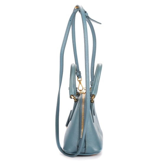 Prada Mini Promenada Mini en azul Cuero de ternero - Image 3