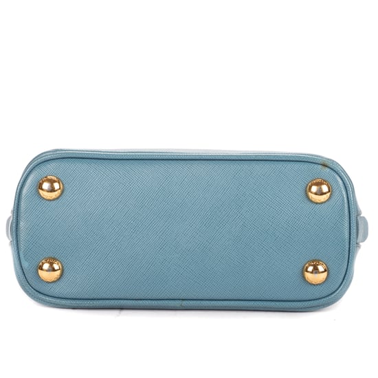 Prada Mini Promenada Mini en azul Cuero de ternero - Image 6