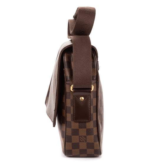 Louis Vuitton Shelton MM en Marrón oscuro Lienzo recubierto - Image 3