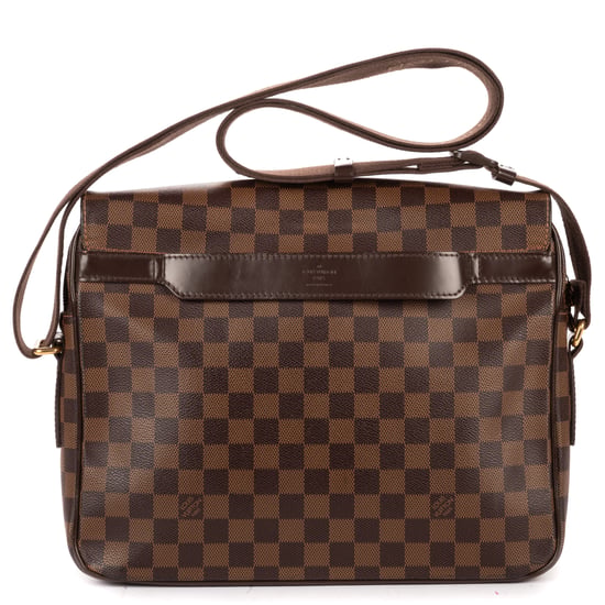 Louis Vuitton Shelton MM en Marrón oscuro Lienzo recubierto - Image 5