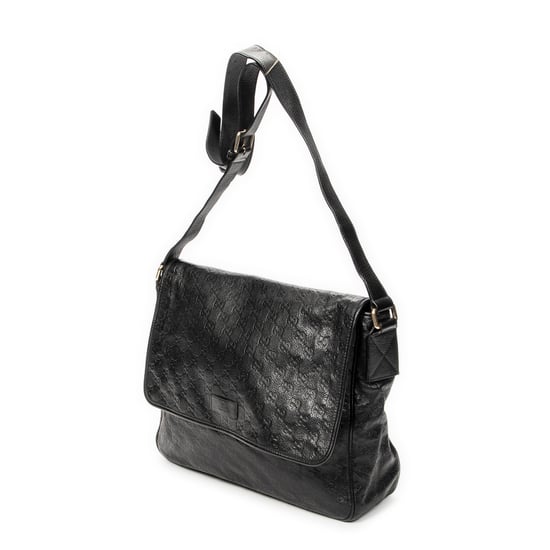 Gucci Large Flap Messenger  en  negro Cuero de ternero - Image 2